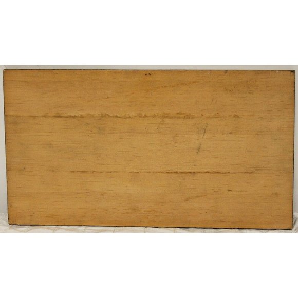 Jesus Last Supper Wooden Plaque Inlay Stone Print on Pearl-Crystal Look 17 x 10" - Picture 7 of 8